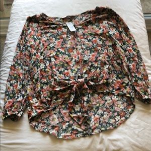 NWT Floral Blouse